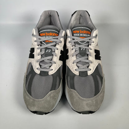 New Balance 991v2 Pelican Grey Orange (2024) Size 11.5 USED s18383
