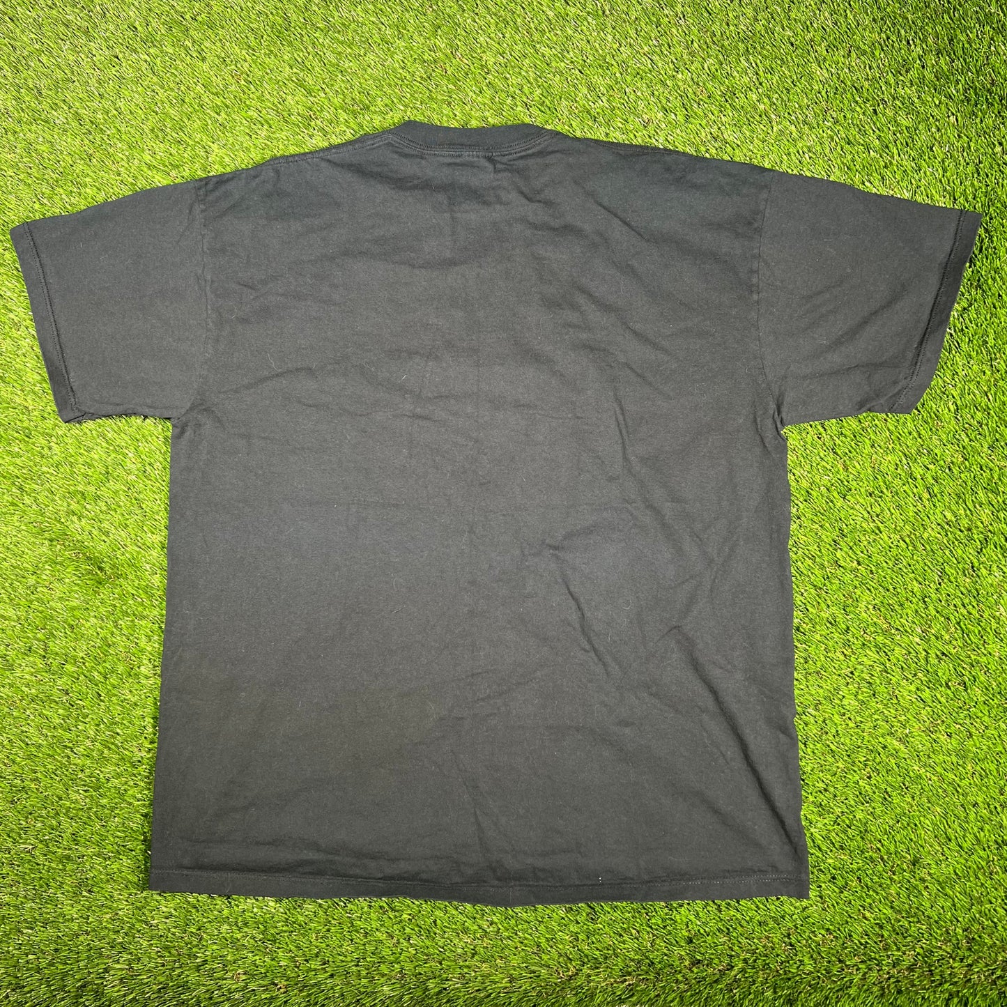 1990s Taz Angel Embroidered Black Tee Size XL USED v17349