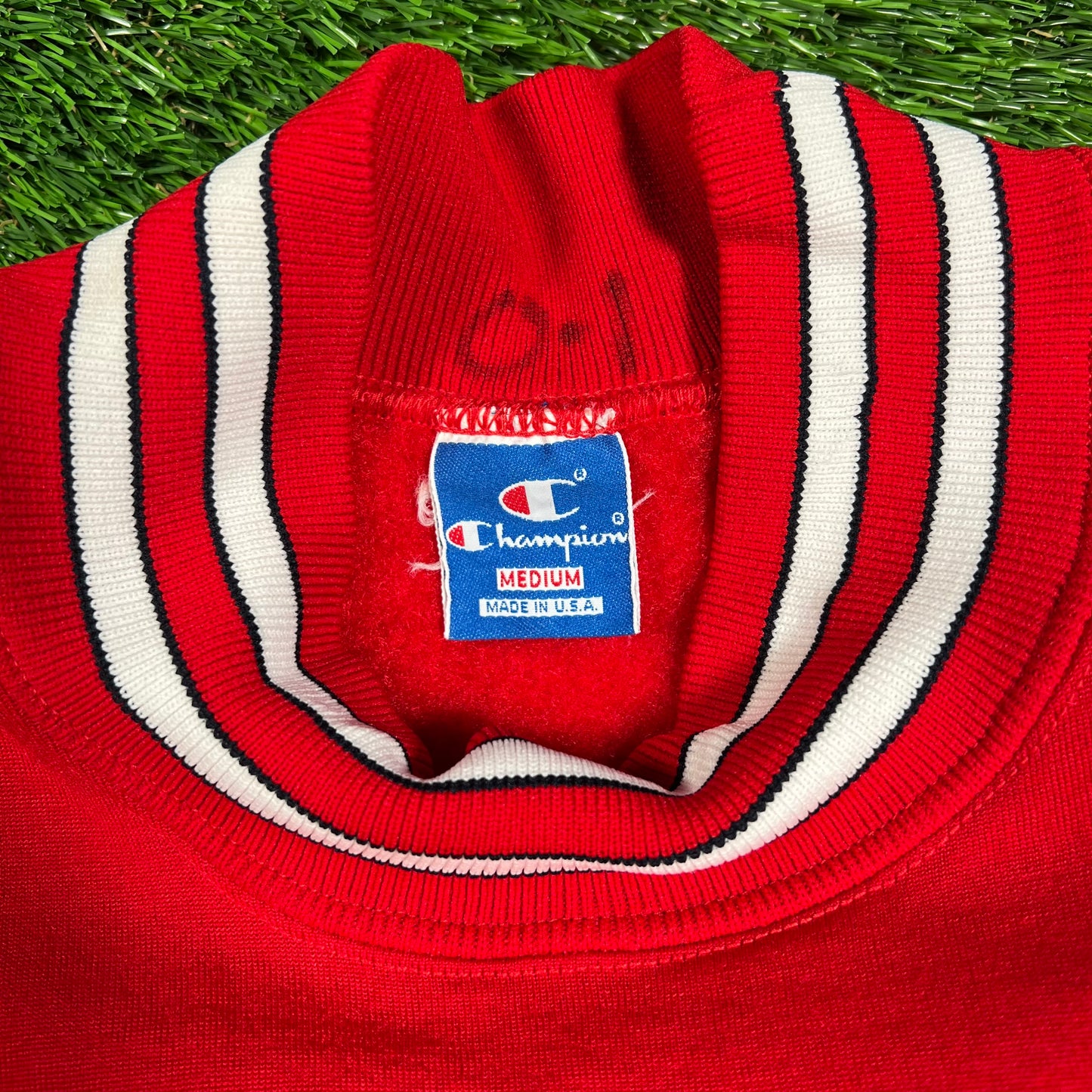 1980s Champion Cornell Red College Crewneck Size Medium USED v18425