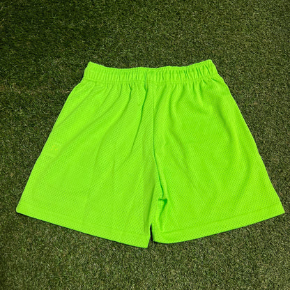 Eric Emanuel Purple Logo Green Shorts Size Small NEW x13455