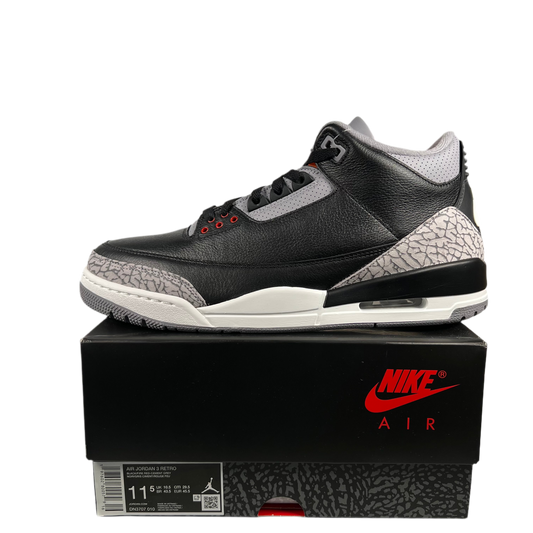 Jordan 3 Black Cement (2024) Size 11.5 NEW s18863
