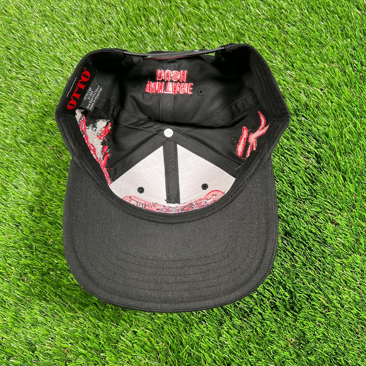 1990s Street Fighter 2 Turbo Vintage Rush Black Snapback USED v18090