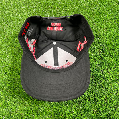 1990s Street Fighter 2 Turbo Vintage Rush Black Snapback USED v18090