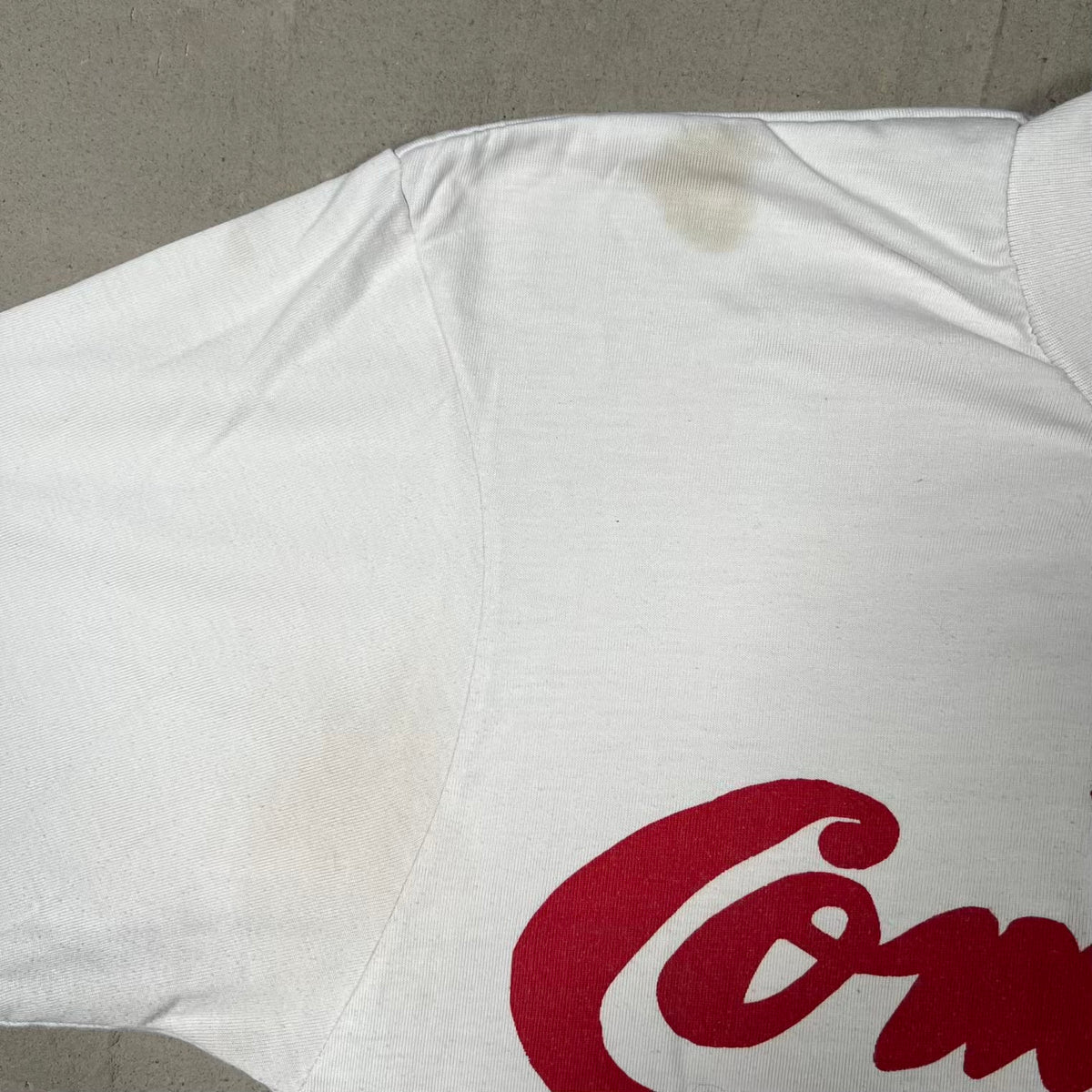 1990s Coca-Cola Parody "Eat Poop" White Tee Size Medium USED v20058
