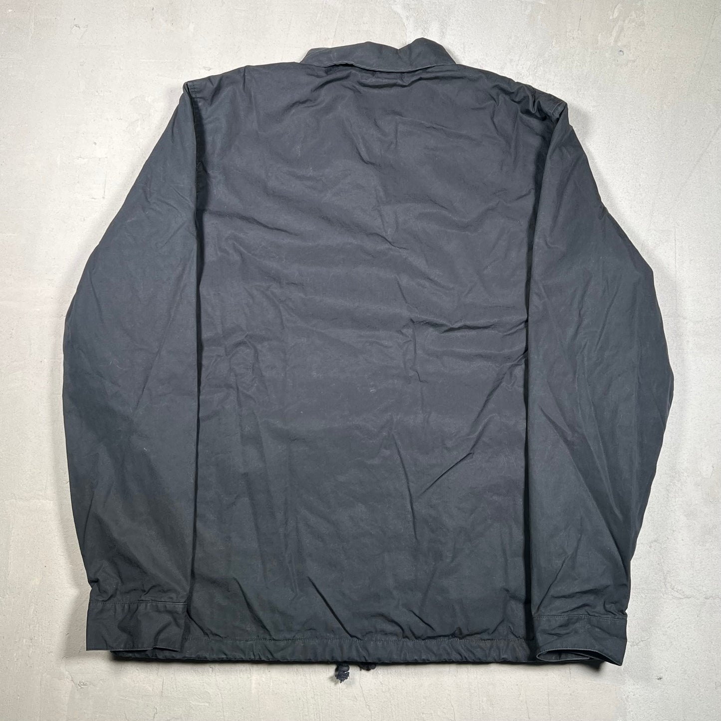 Supreme Coach's Jacket w/ Leopard Lining Black (2010) Size XL USED x17621