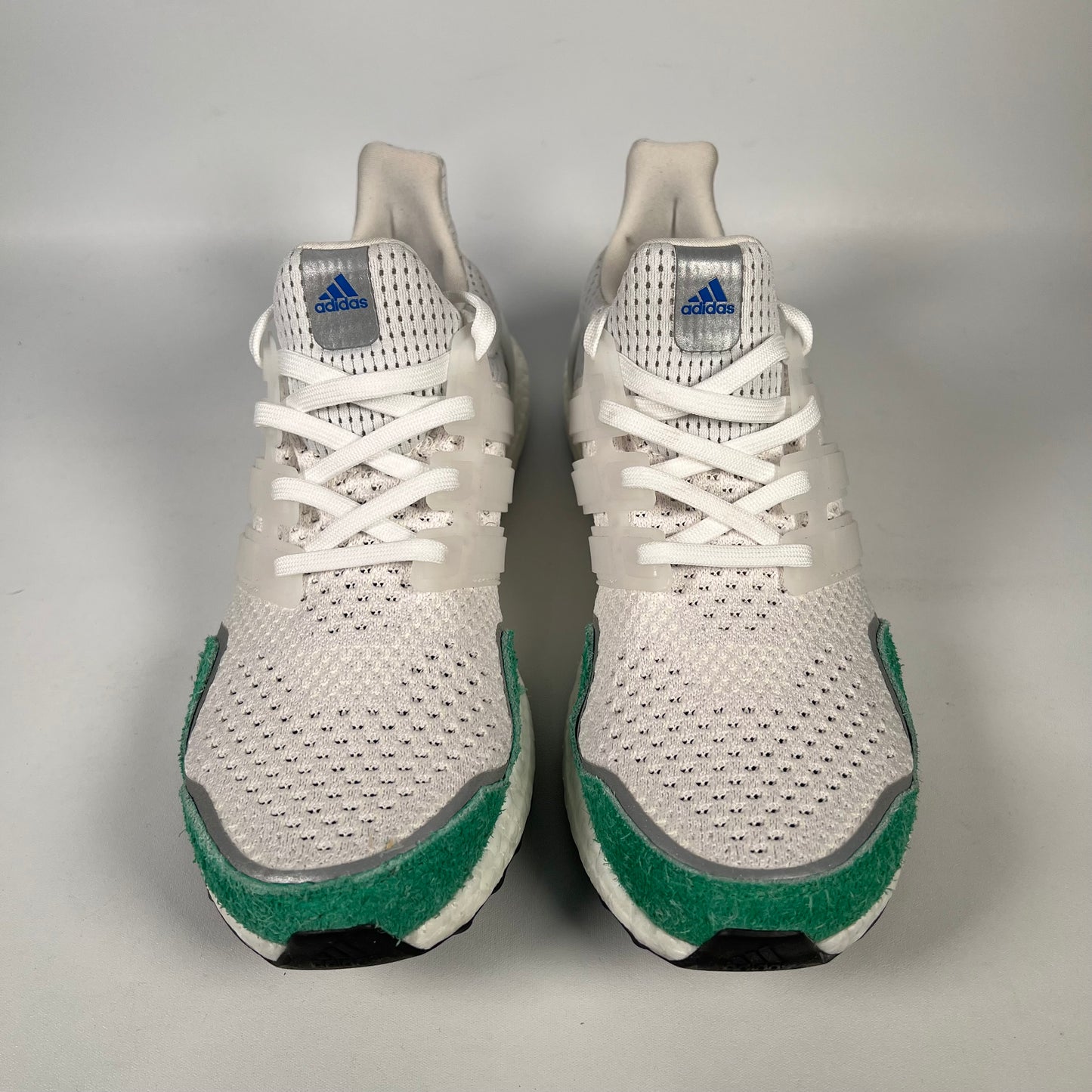 Adidas Ultra Boost 1.0 Cloud White Collegiate Green Gum (2024) Size 8.5 USED s19698