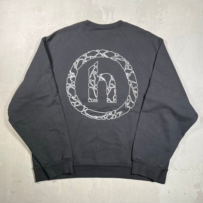 Hidden NY Research Dept Black Crewneck Size Large USED x18839