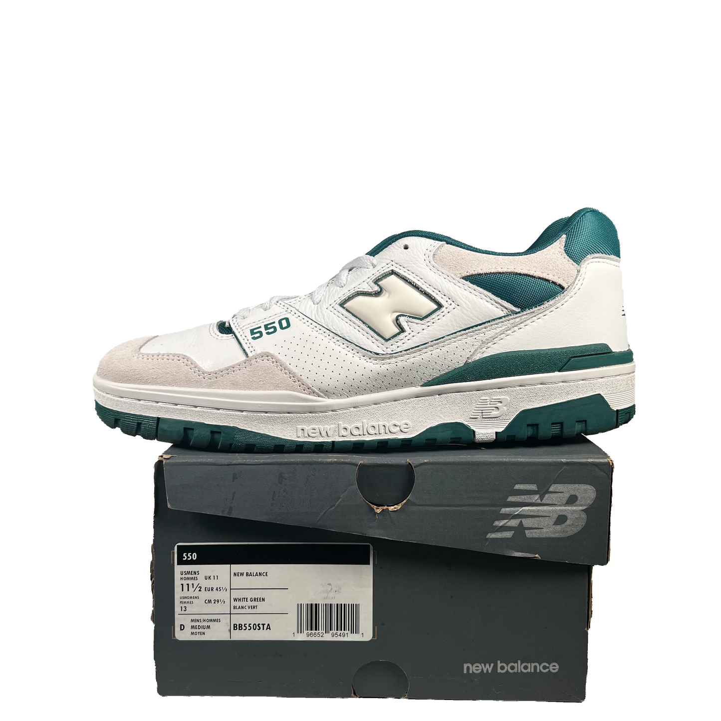 New Balance 550 Vintage Teal (2023) Size 11.5 USED s20160