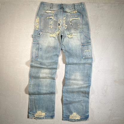 GV Gallery Raspberry Hills Distressed Double Knees Size Medium NEW x17645