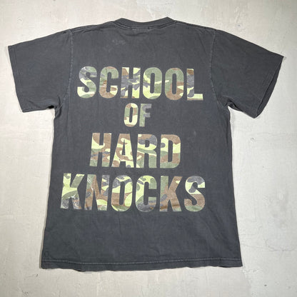 1998 WWF Stone Cold Steve Austin "University School of Hard Knocks" Black Tee Size Large USED v19520
