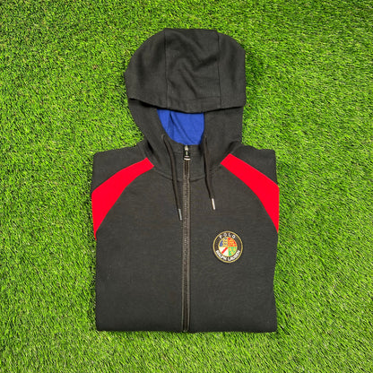 Polo Ralph Lauren Black Downhill Skier Hoodie Size Small USED v18538