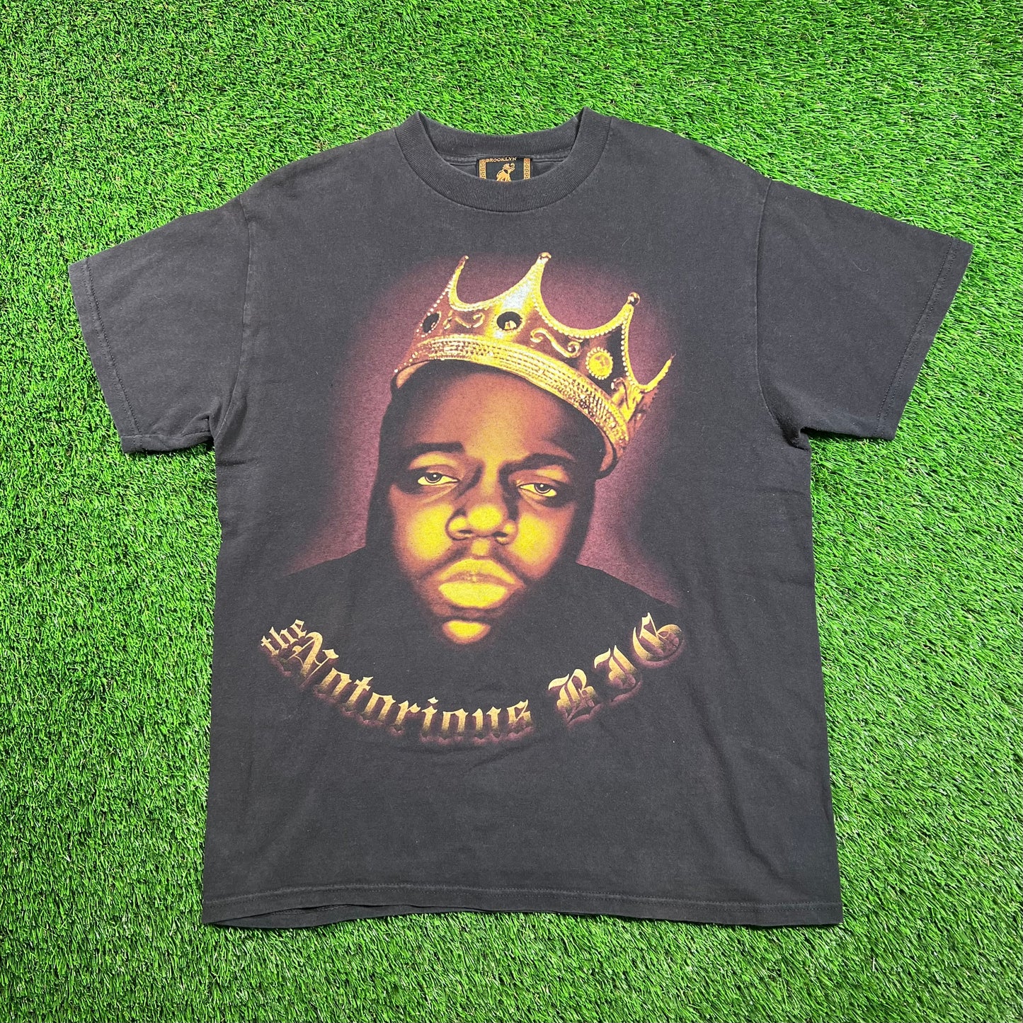 "The Notorius BIG" Black Tee Size Medium USED v18503