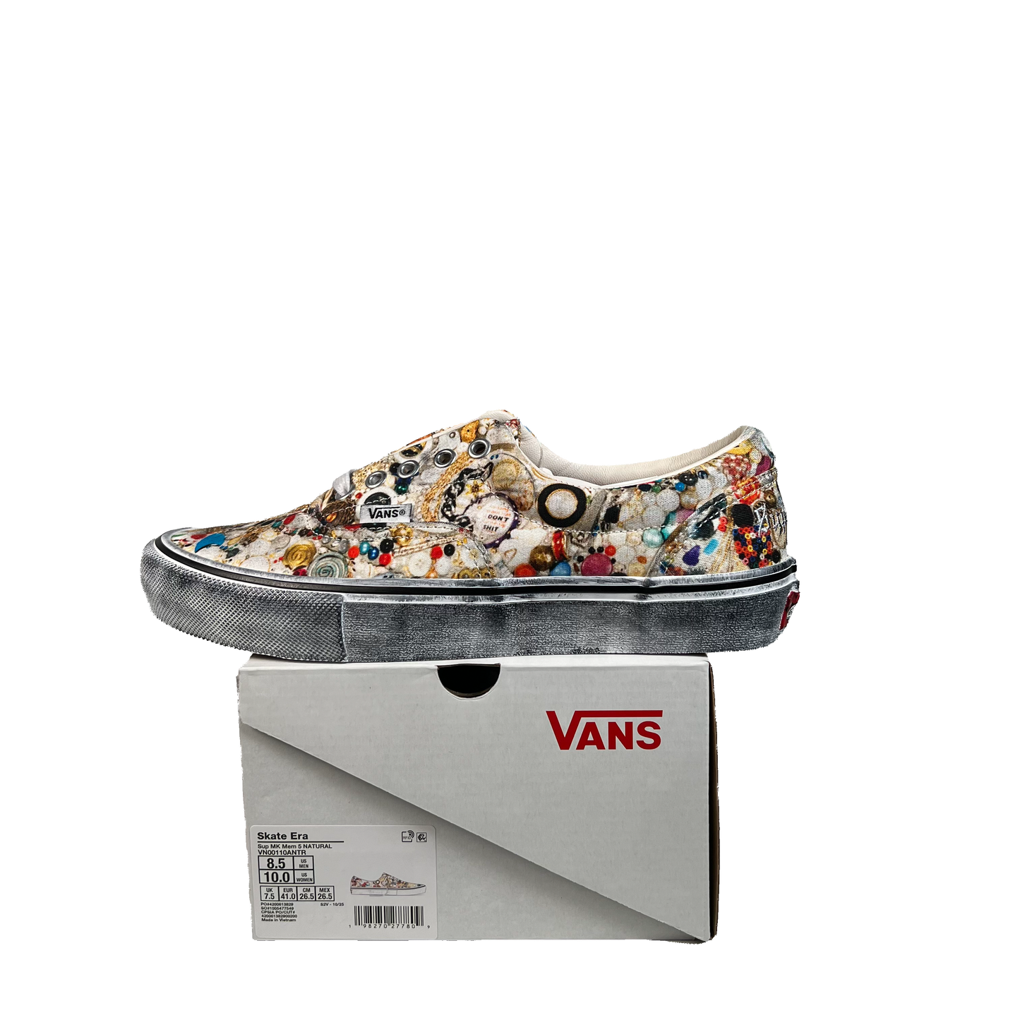 Vans Era Supreme Mike Kelley White (2026) Size 8.5 NEW s22547