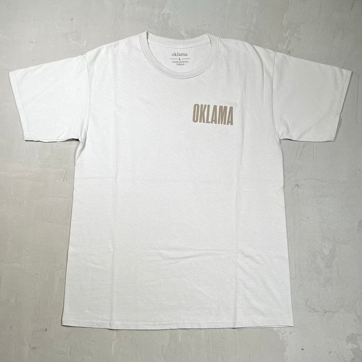 Kendrick "Oklama" Beige Tee Size Large USED x18625