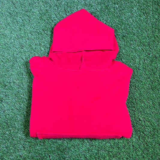 Yeezy Gap Double Layered Red Hoodie Size Medium USED x14348
