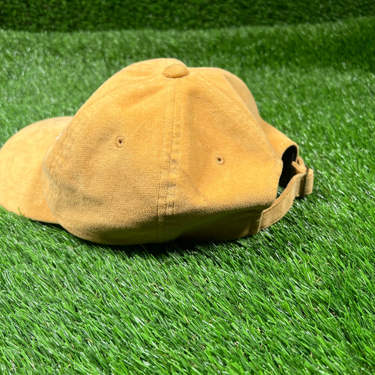 Stussy Light Brown Velour Hat (Sample) USED x16760