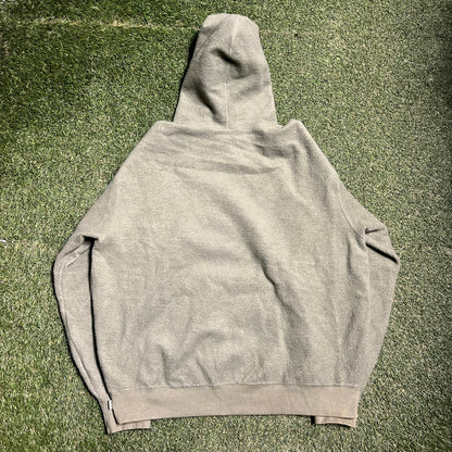Supreme Box Logo Inside Out Green Hoodie Size XL USED x8482