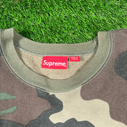 Supreme Camo Box Logo (2015) Crewneck Size XL USED x16680