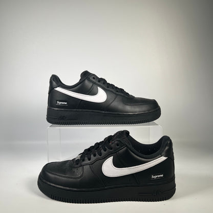 Nike Air Force One Supreme Black White (2025) Size 7.5 USED s20322