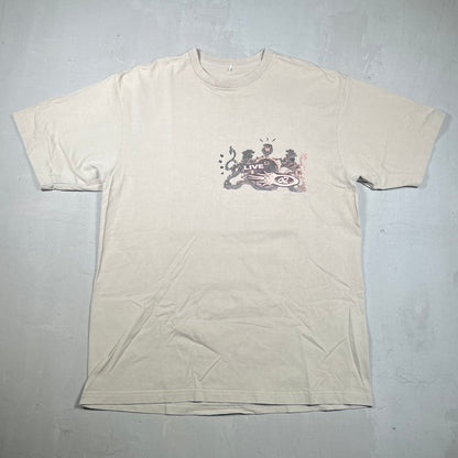 Travis Scott "Live at O2 Arena" Taupre Brown Tee Size XL USED x17351