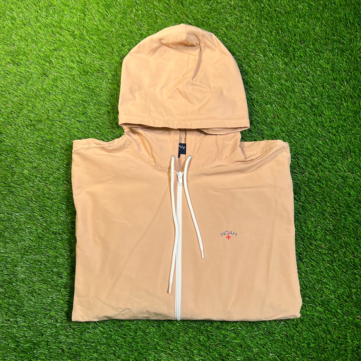 Noah Tan Lightweight Zip Up Jacket Size XL USED x16738