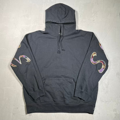 Supreme Beaded Hoodie Black (2022) Size Medium USED x18785