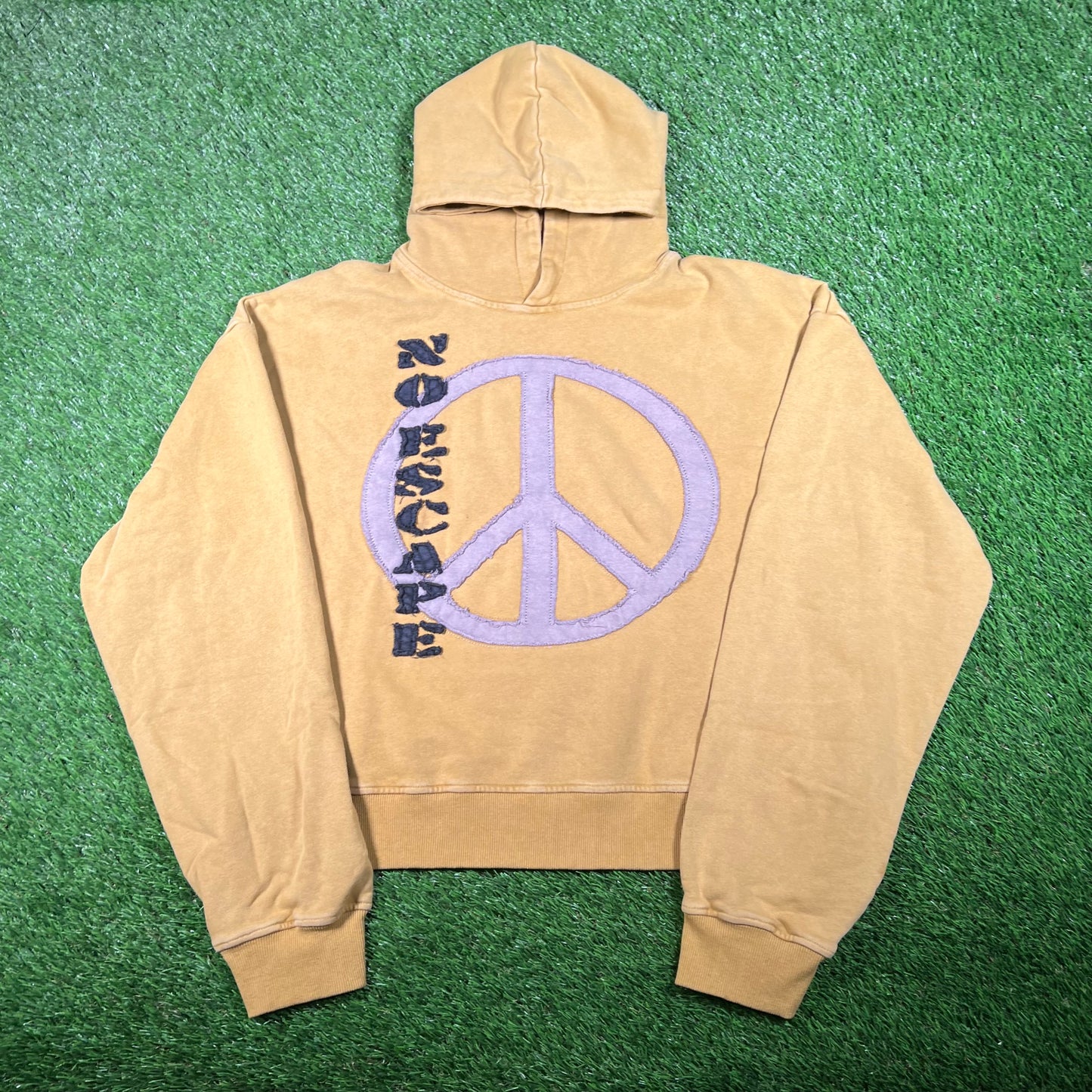 Vale Yellow "Gods Liberty" Hoodie Size XXL USED x15414