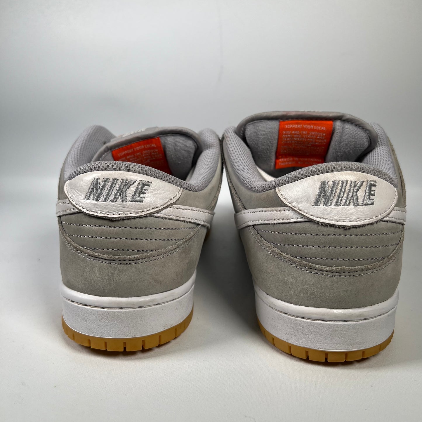 Nike SB Dunk Low Orange Label Wolf Grey Gum (2023) Size 11.5 USED S19734
