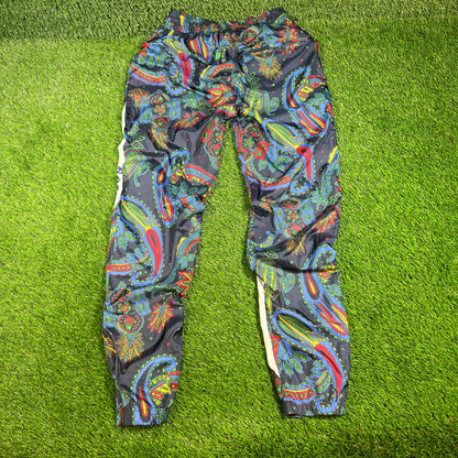 Billionaire Boys Club BBC Paisley Windbreaker Track Pants Size Large USED x14395