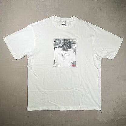 Supreme Jordan Biggie White Tee (2024) Size XXL USED x18985