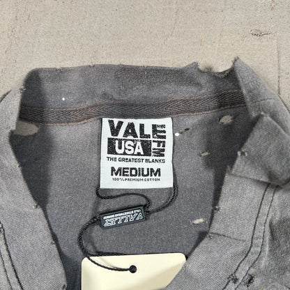 Vale Sade Dreams Washed Grey Tee Size Medium NEW x17526