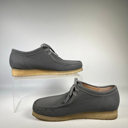 Clarks Wallabee Supreme Grey Reflective (2025) Size 10 USED s23808