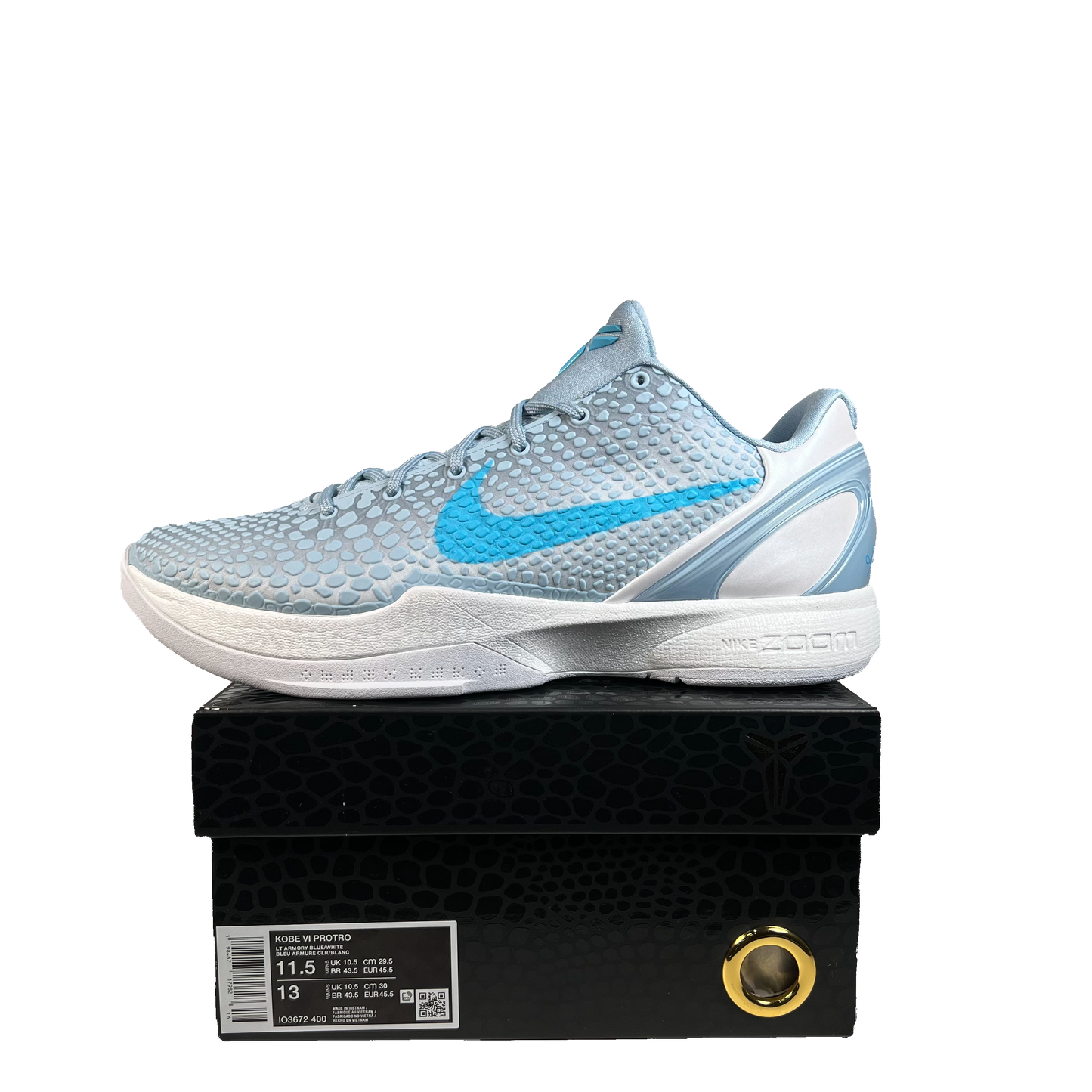 Nike Kobe 6 Protro Caitlin Clark Armory Blue (2025) Size 11.5 NEW s21605