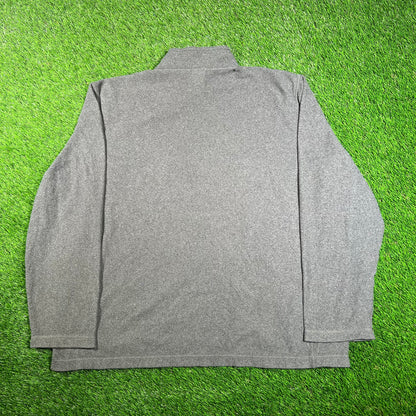 North Face Grey Fleece Longsleeve Size XL USED v17790