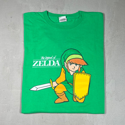 2003 The Legend of Zelda Green Tee Size Large USED v19325