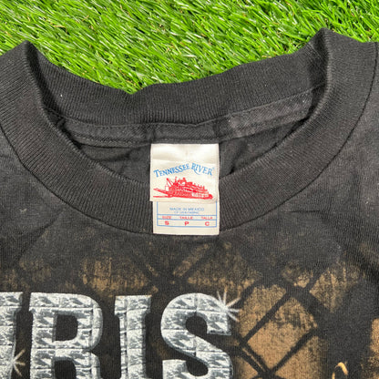 2007 Chris Brown Exclusive Black Tee Size Small USED v18049