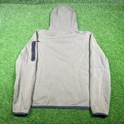 Nike Tech Olive Green Hoodie Size Small USED v16831