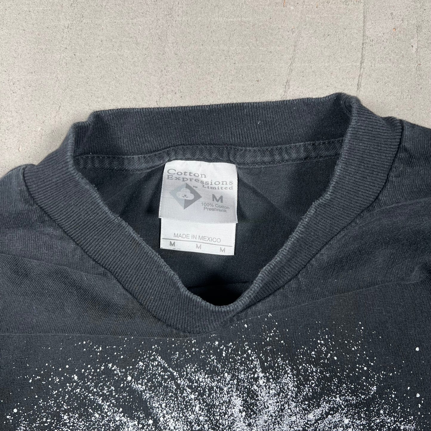 1993 Albert Einstein Starry Night Glow in Dark Black Tee Size Medium USED v19265