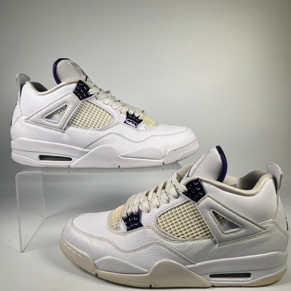 Jordan 4 Metallic Purple 2020 Size 12 USED s11305