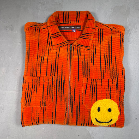 CPFM Orange Crush Double Vision Zip Up Jacket Size 4 (XL) USED x16998