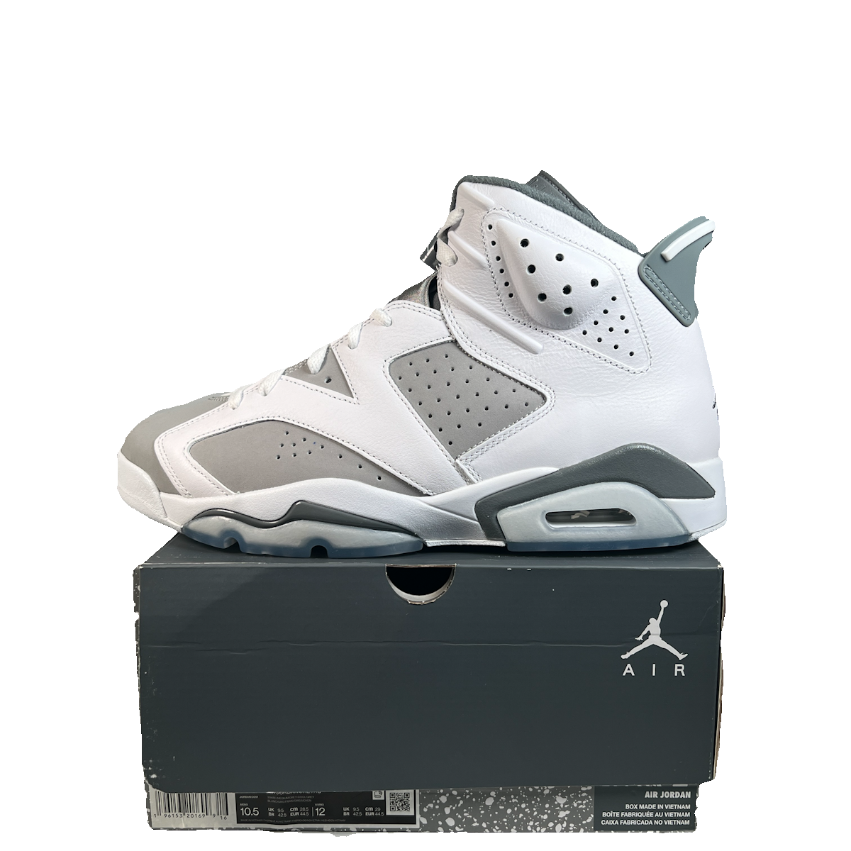 Jordan 6 Cool Grey (2023) Size 10.5 NEW s22744