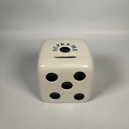 Supreme Ceramic Dice Piggy Bank White (2011) USED x14331