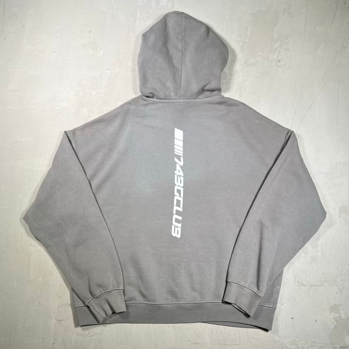 74 Is War BGC Grey Hoodie Size Medium USED x18976