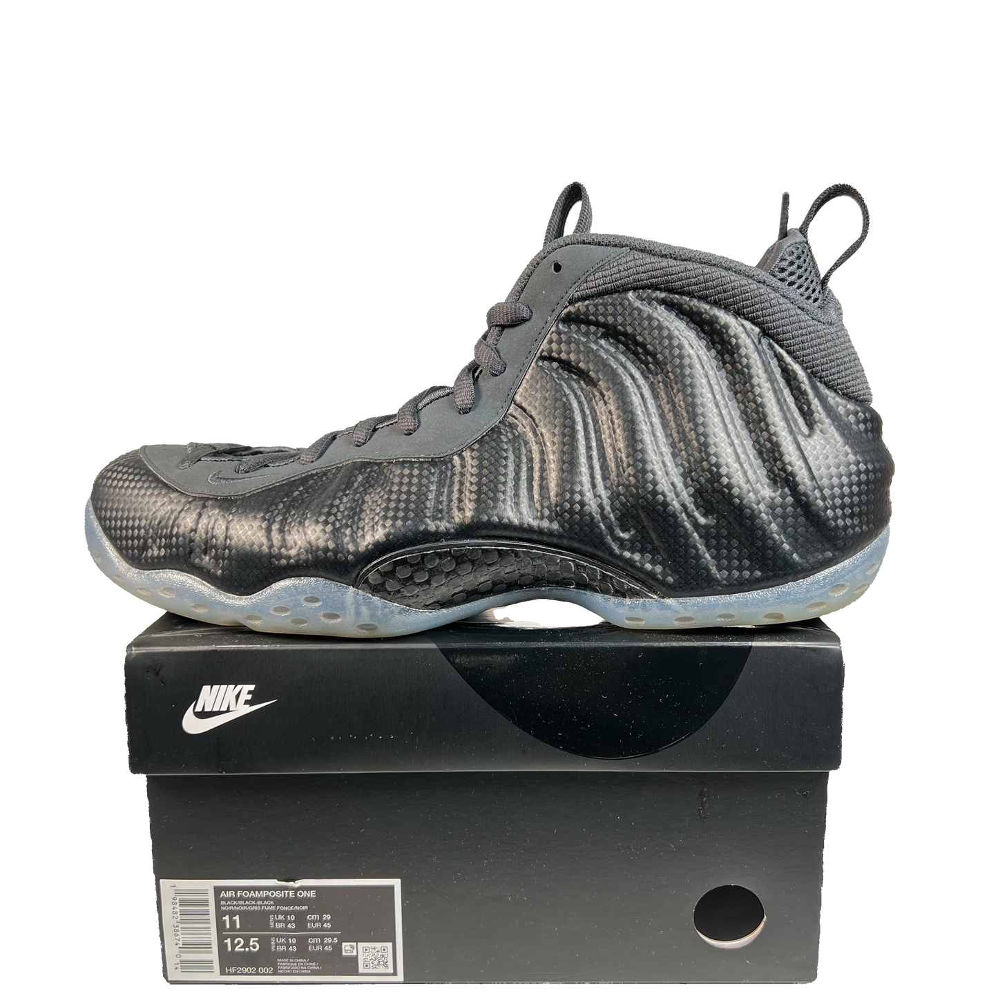 Nike Air Foamposite Carbon Fiber (2025) Size 11 USED s21307
