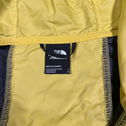 North Face Yellow Windbreaker Size Large USED v17976