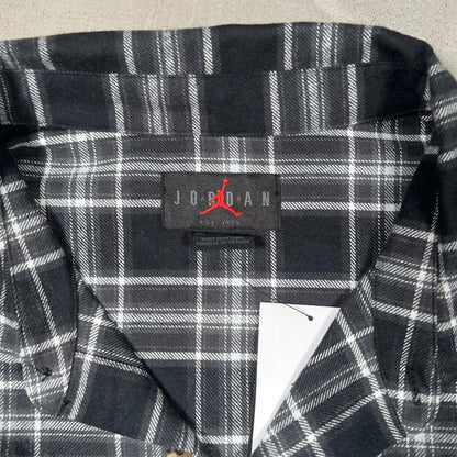 Jordan Black/White Plaid Flannel Size XXL NEW x17241