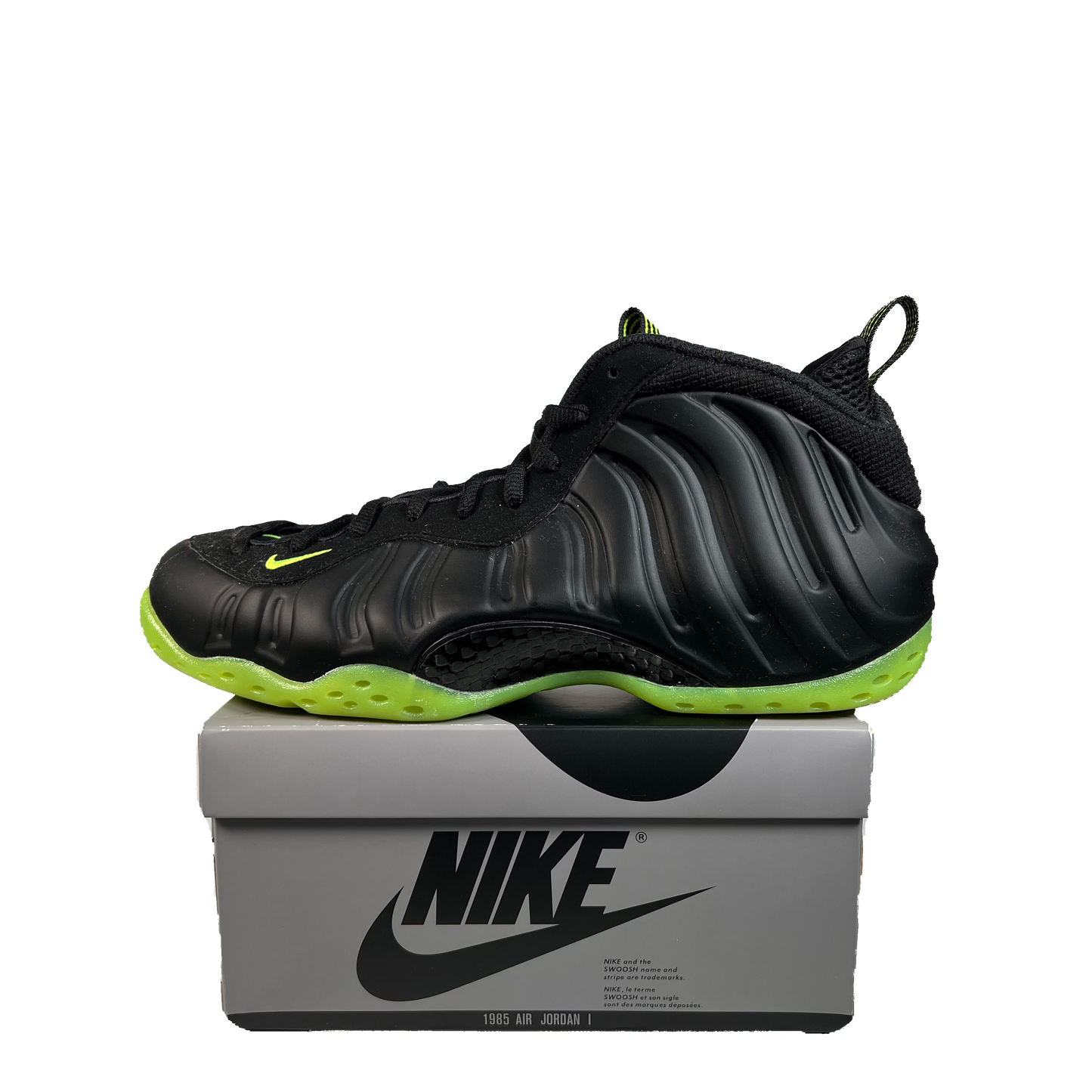 Nike Foamposite One Black Volt (2025) Size 12 USED s22349