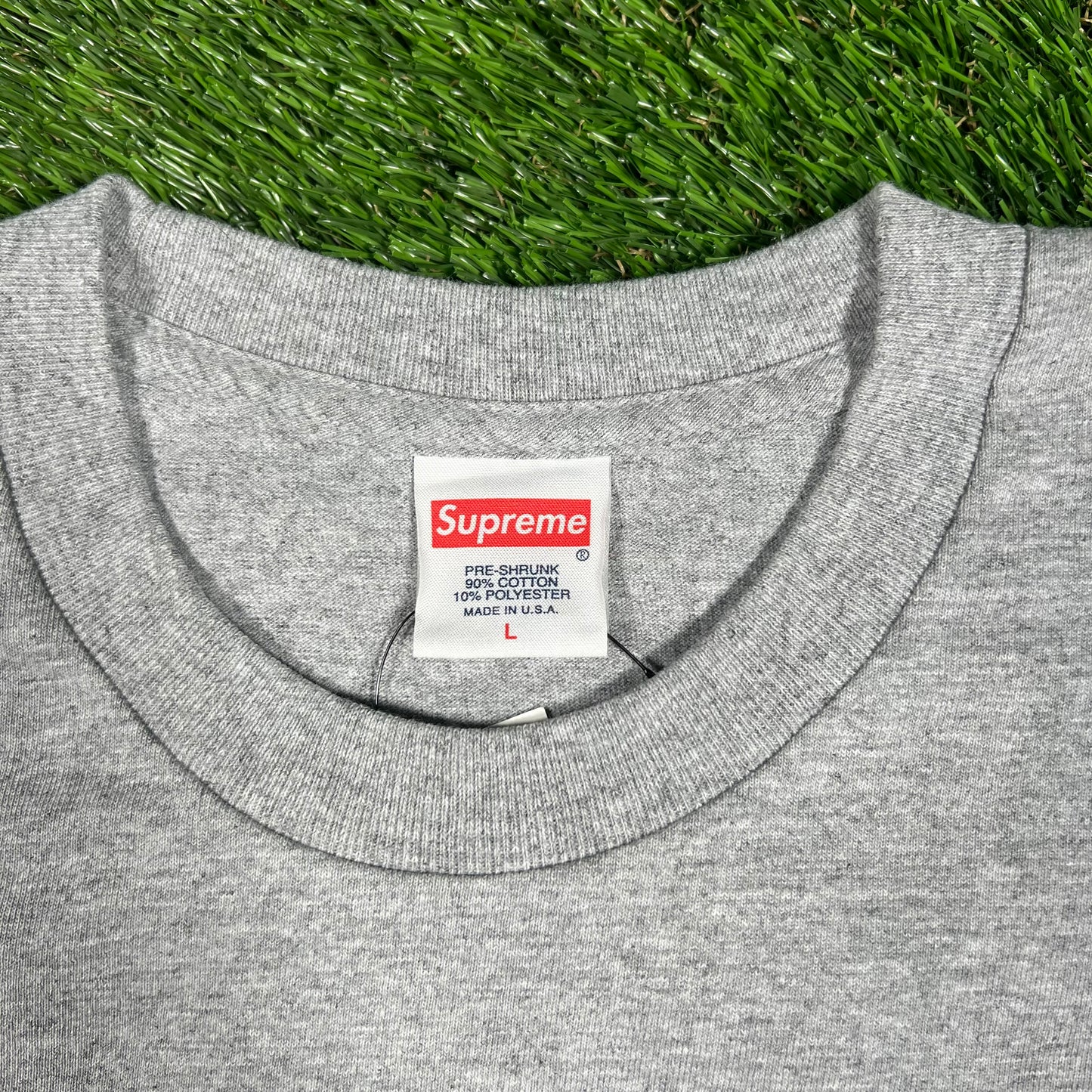 Supreme What We Want 2015 Grey Tee Size Large NEW x14507