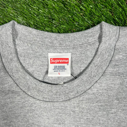 Supreme What We Want 2015 Grey Tee Size Large NEW x14507