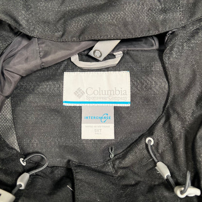 Columbia Black Windbreaker Jacket Size 5XT USED v18500